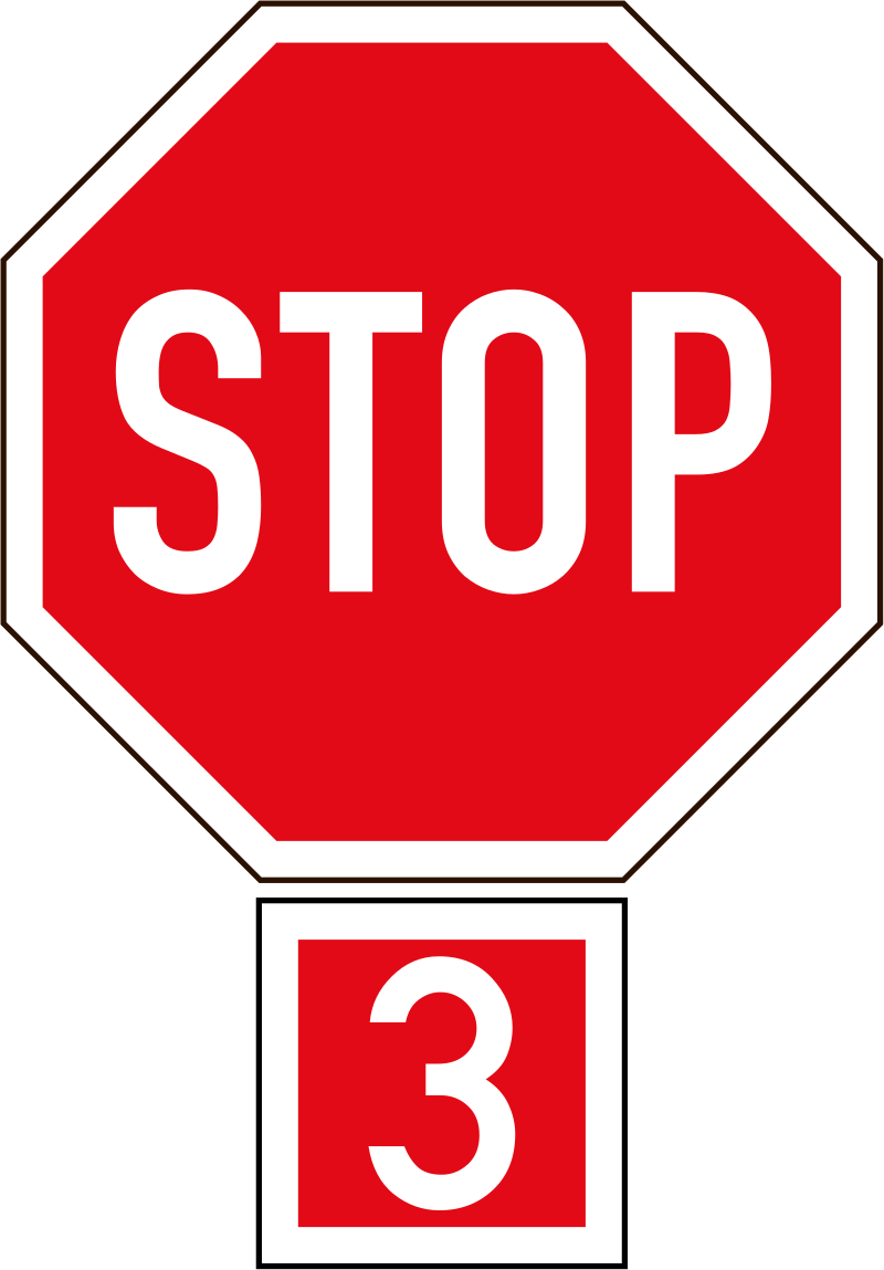 Dreiseiten-STOP