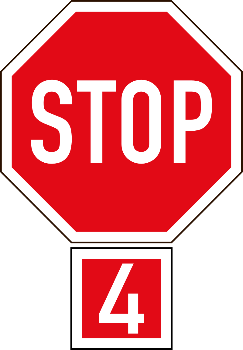 Vierseiten-STOP